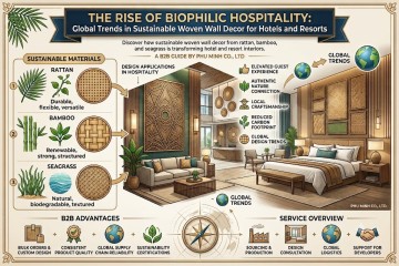 The Rise of Biophilic Hospitality: Global Trends in Sustainable Woven Wall Decor for Hotels and Resorts